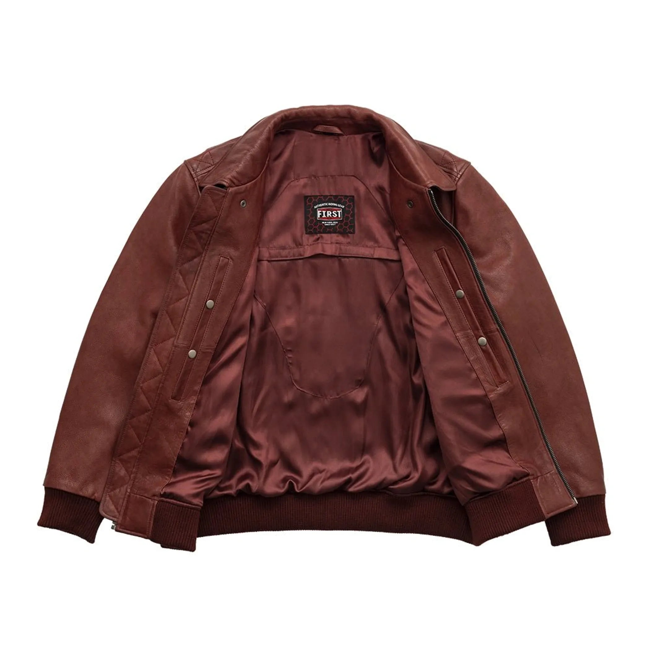 Moto Bomber - Men's Leather Jacket