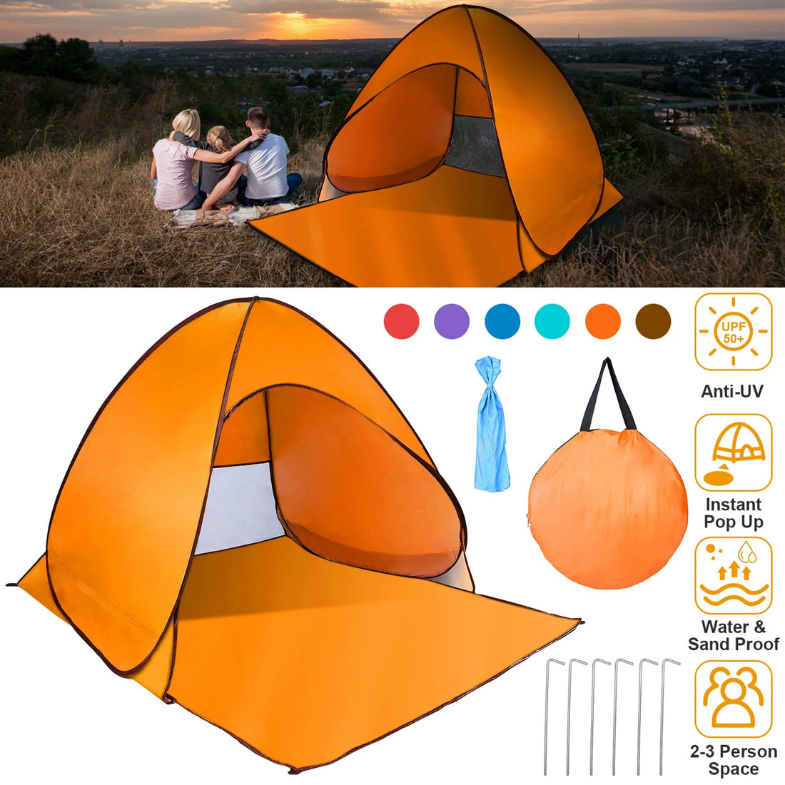 Pop Up Beach Tent