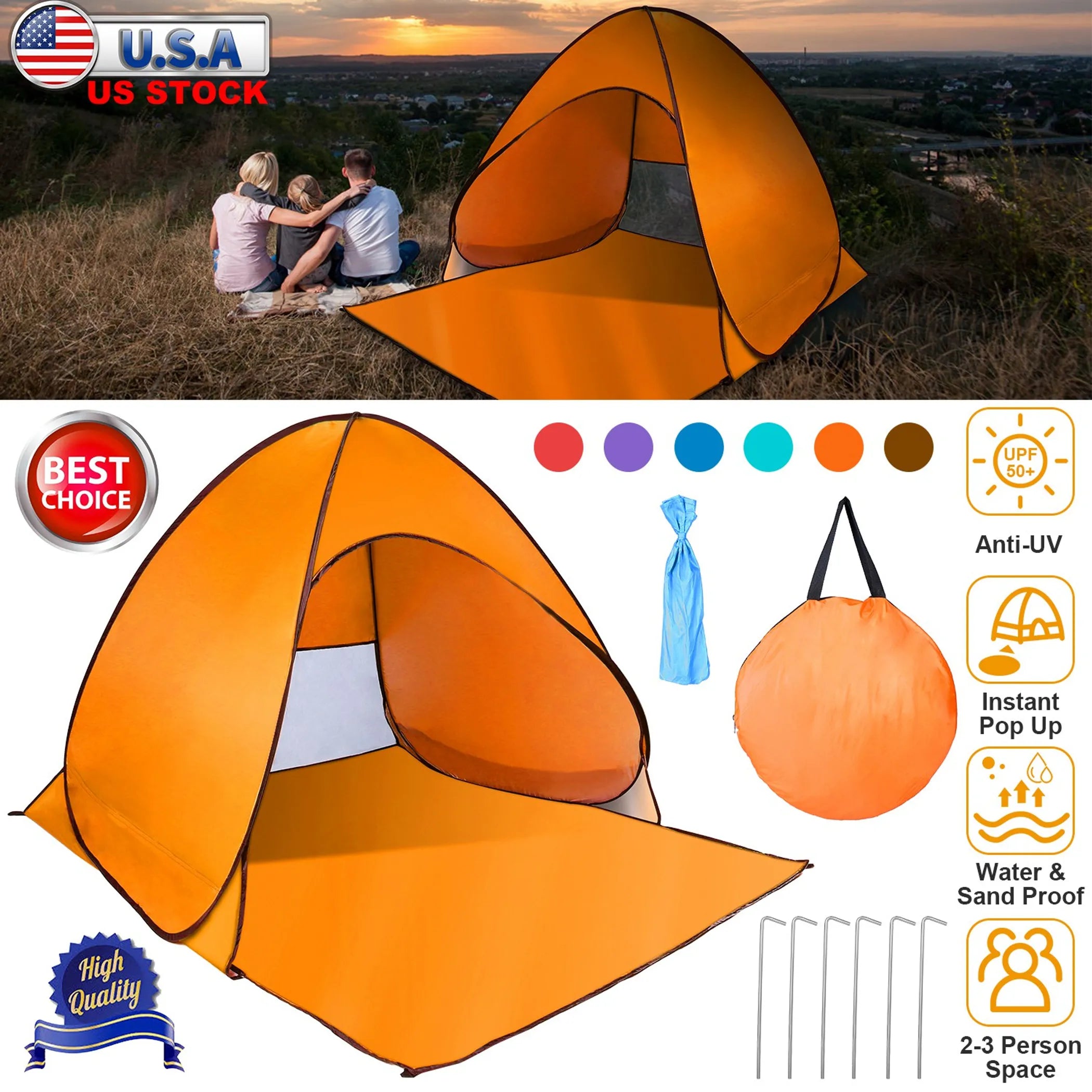 Pop Up Beach Tent